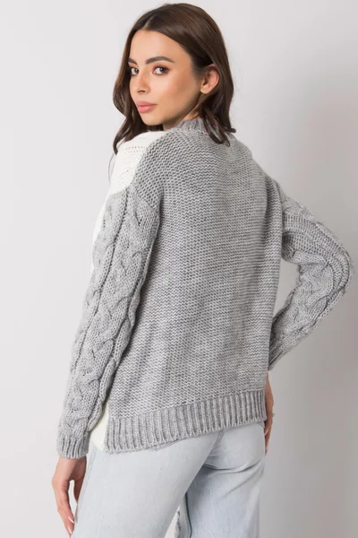 RUE PARIS Dámský béžový pletený svetr FPrice