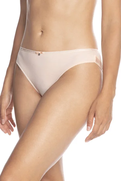 Broskvové spodní kalhotky mini bikiny Lama L-1404MB