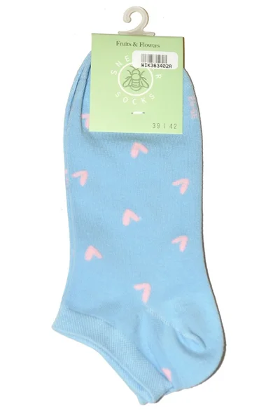 Barevné bavlněné kotnčíkové ponožky WiK