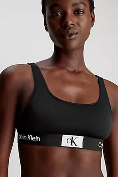 Plavkový dámský braletkový top Calvin Klein