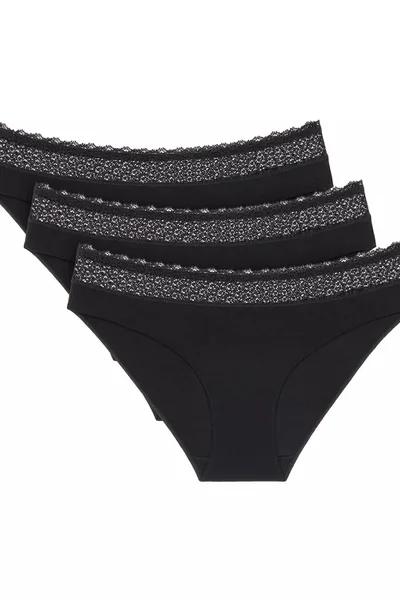 Dámské modalové kalhotky v černé barvě 2ks v balení Triumph