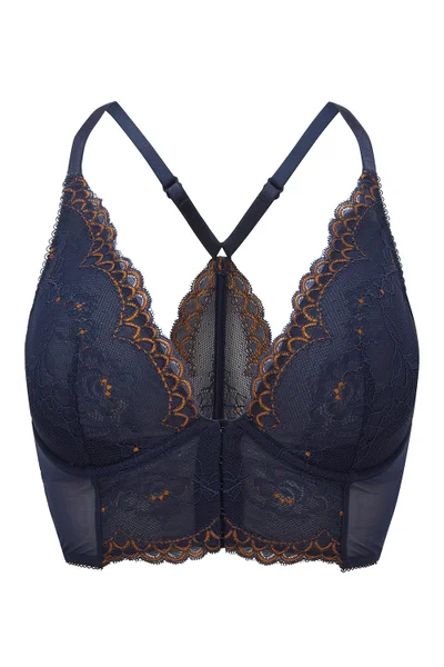 Podprsenka Gossard Bralette v barvě Midnight Blue/Gold