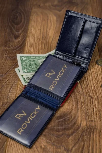 Elegantní dvoubarevná pánská kožená peněženka FPrice