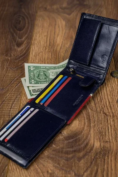 Elegantní dvoubarevná pánská kožená peněženka FPrice