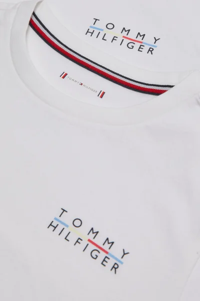 2ks klasické chlapecké tričko s krátkým rukávem s logem Tommy Hilfiger