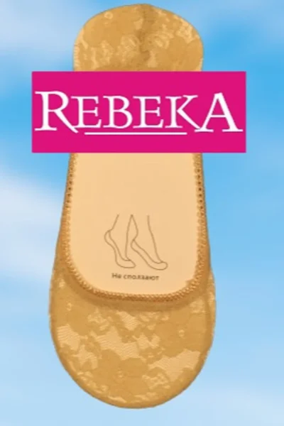 Dámské krajkové ponožky do balerín Rebeka