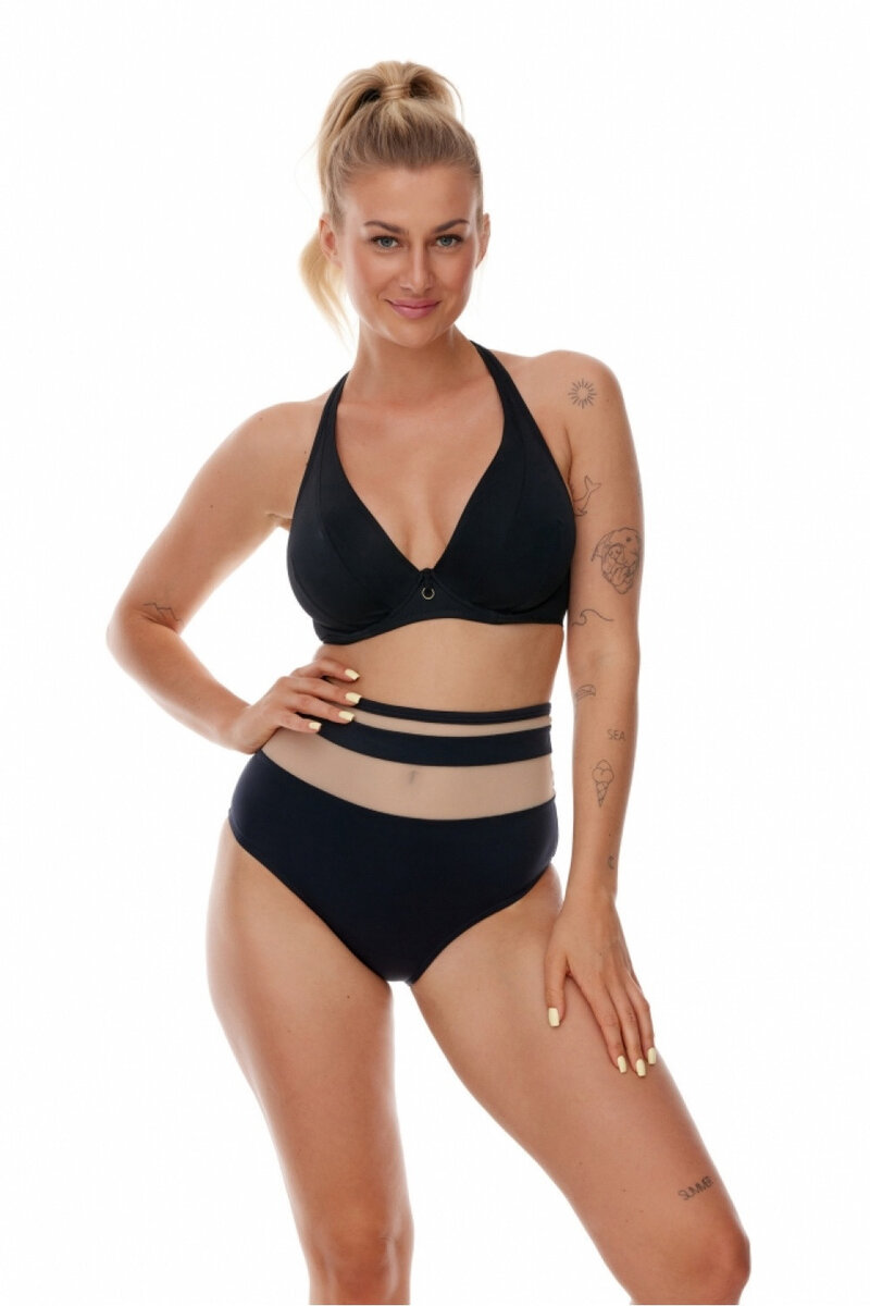 Dámská bralette bikiny podprsenka černá Lupo Line, 65C i240_177853_2:65C