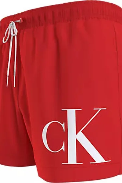 Calvin Klein Pánské červené plavky s kapsami