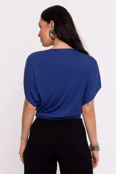 Dámský Off-Shoulder Top s Netopýřími Rukávy - BeWear