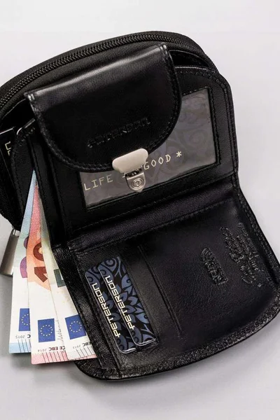 Univerzální dámská černá peněženka FPrice