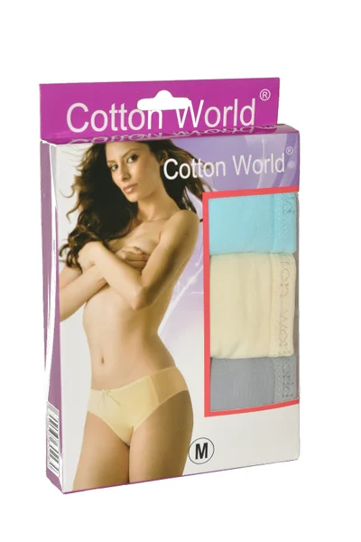 Dámské bavlněné kalhotky Cotton World 3-pack