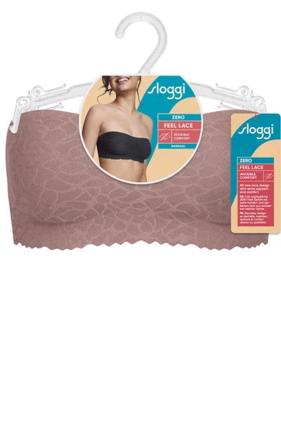 Dámská podprsenka Sloggi Zero Feel Lace K640 Bandeau kakao (CACAO)