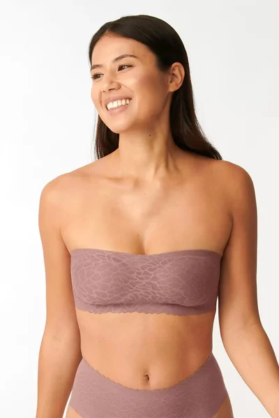 Dámská podprsenka Sloggi Zero Feel Lace K640 Bandeau kakao (CACAO)