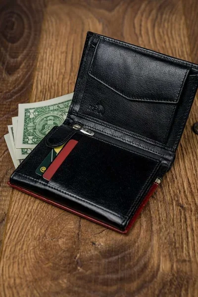 Pánská peněženka FPrice červeno-černá