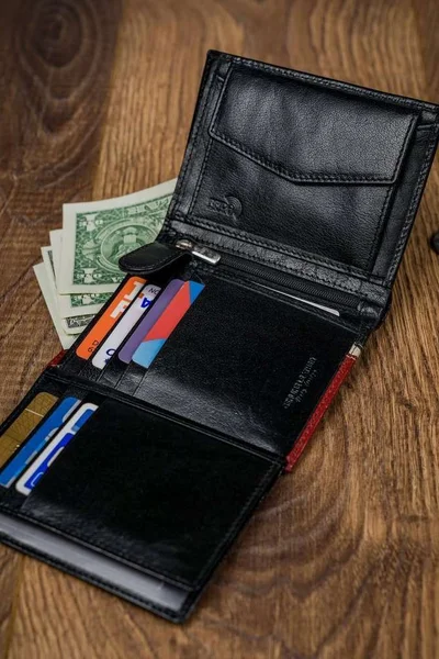 Pánská peněženka FPrice červeno-černá