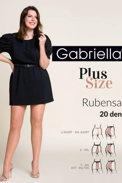 Dámské punčochové kalhoty Gabriella Rubensa Plus Size SD742 N134 8-9