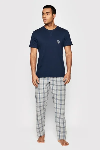 Pánské pyžamo Henderson Z609 (v barvě Tm. modrá)