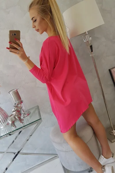 Dámská fuchsiová oversize halenka Kesi