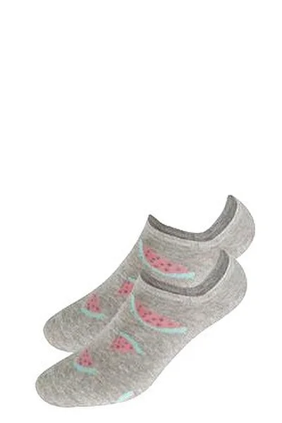 Dámské vzorované kotníkové ponožky Wola W81.01P
