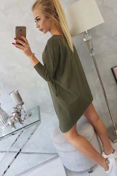 Dámská oversize khaki halenka Kesi