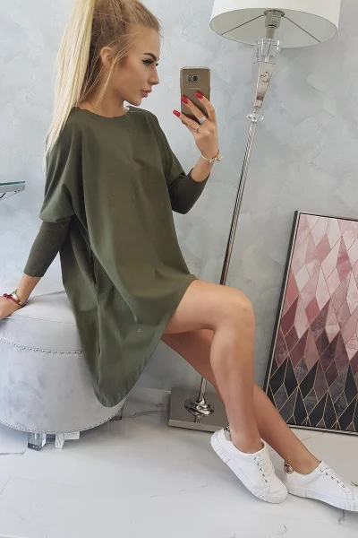 Dámská oversize khaki halenka Kesi