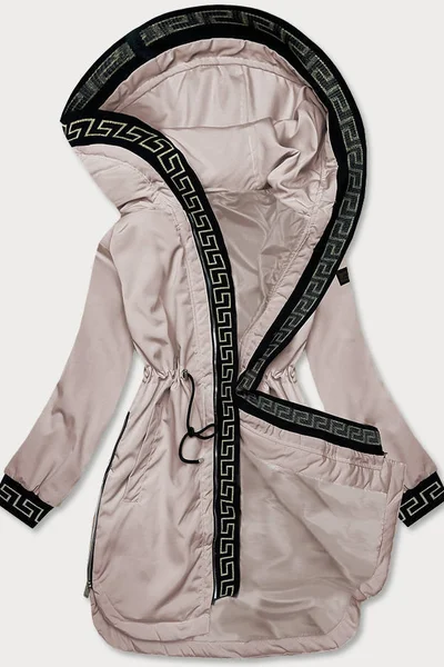Lehký dámský kabátek s ozdobným lemováním S'WEST