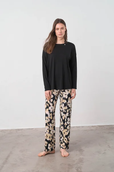 Vamp - Dvoudílné dámské pyžamo - Tyra BT355 - Vamp (barva black)