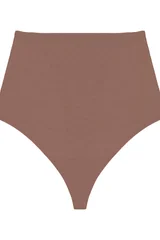 Triumph dámské stahovací string kalhotky Highwaist - Brown