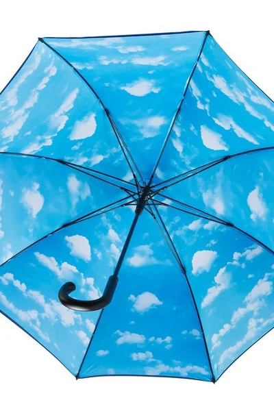 Černý větruvzdorný deštník Parasol