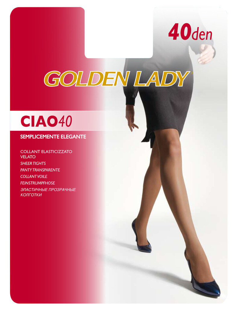 Klasické průsvitné punčocháče Golden Lady Ciao 40, visone 5 i170_8300497393381