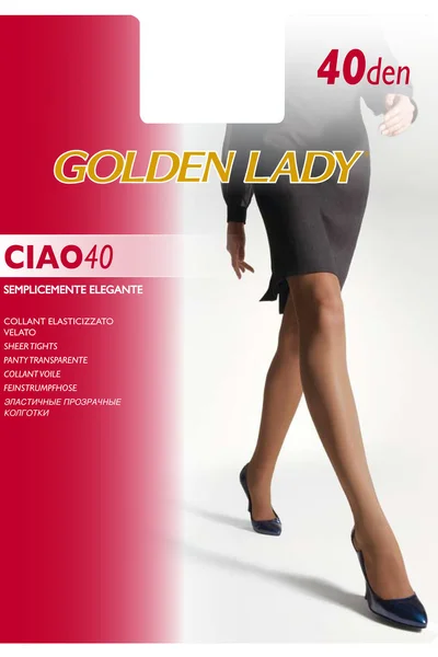Klasické průsvitné punčocháče Golden Lady Ciao 40