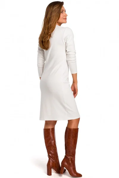 Dámské TA578 svetrové dámské šaty s dlouhými rukávy Style