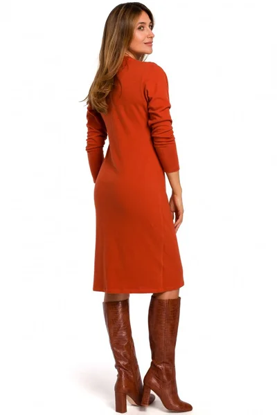 Dámské TA578 svetrové dámské šaty s dlouhými rukávy Style