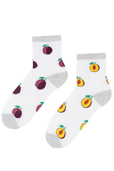 Dámské bavlněné ponožky s potiskem Fruits Steven
