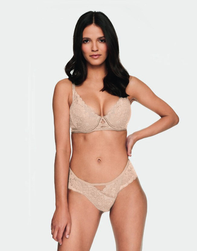 Dámská push-up podprsenka Henderson Ladies G623 Hint 6 (v barvě beige), béžová 65F i384_44792085