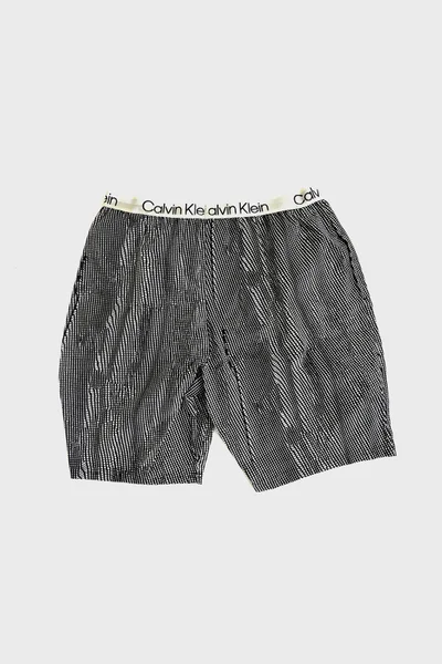 Vzorované pánské bavlněné kraťasy k pyžamu Calvin Klein