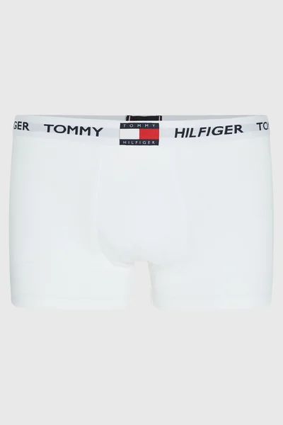 Bílé bavlněné pánské boxerky Tommy Hilfiger