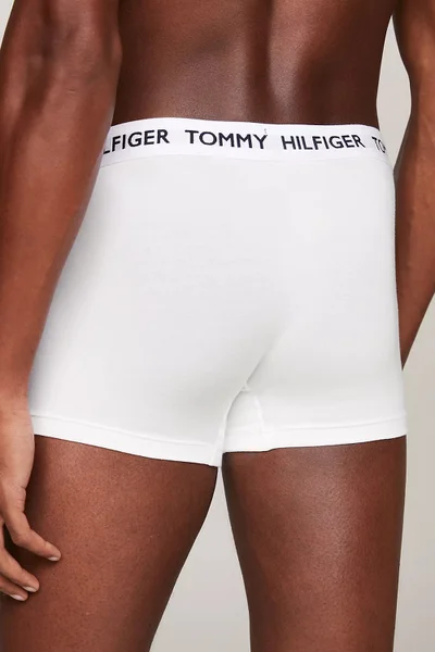 Bílé bavlněné pánské boxerky Tommy Hilfiger