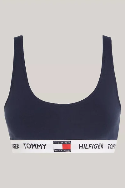 Tmavě modrá dámská bavlněná braletka Tommy Hilfiger