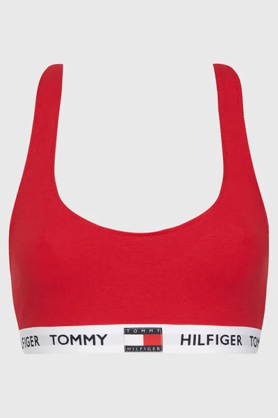 Červená dámská bavlněná braletka Tommy Hilfiger