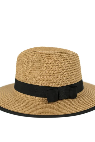 Letní klobouk Fedora Beige/Black - Art of Polo