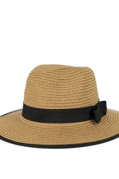 Letní klobouk Fedora Beige/Black - Art of Polo