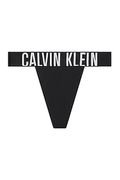 Vysoká dámská tanga se širokou gumou Calvin Klein