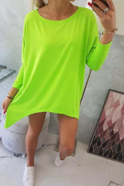 Dámská oversize halenka neonová - Kesi