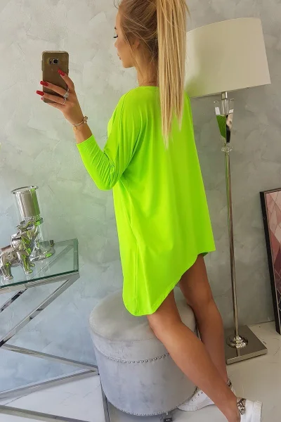 Dámská oversize halenka neonová - Kesi