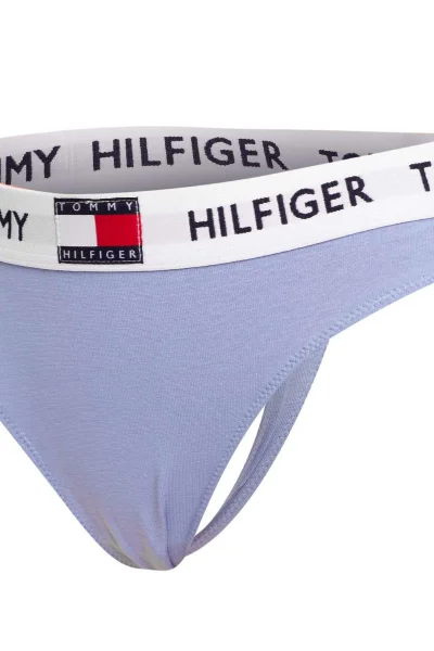 Tommy Hilfiger Dámské Modré Tanga z Organické Bavlny