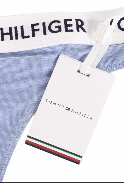 Tommy Hilfiger Dámské Modré Tanga z Organické Bavlny