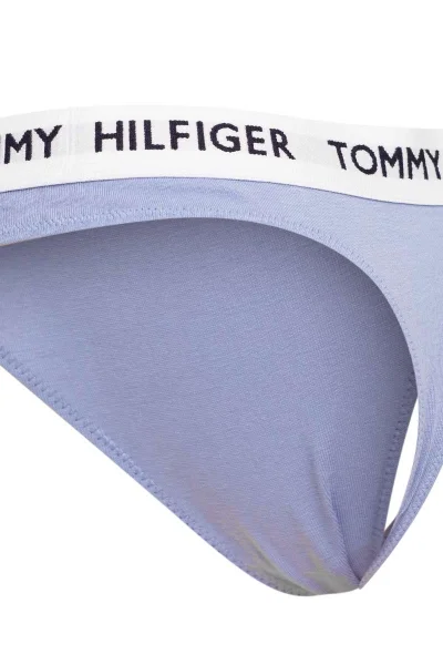 Tommy Hilfiger Dámské Modré Tanga z Organické Bavlny