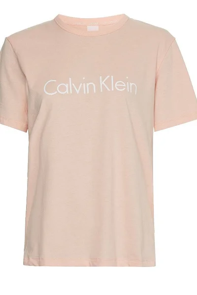 Dámské pyžamové triko - I380 FAL - meruňková - Calvin Klein