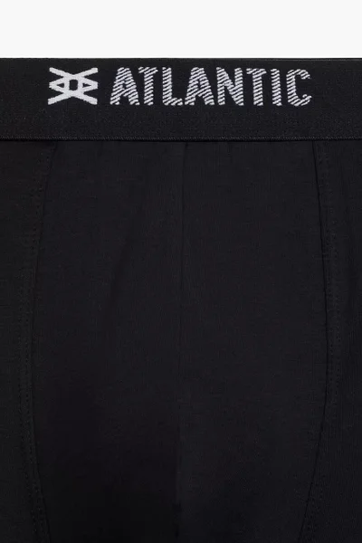 Černé sportovní boxerky Atlantic - pánské pohodlí